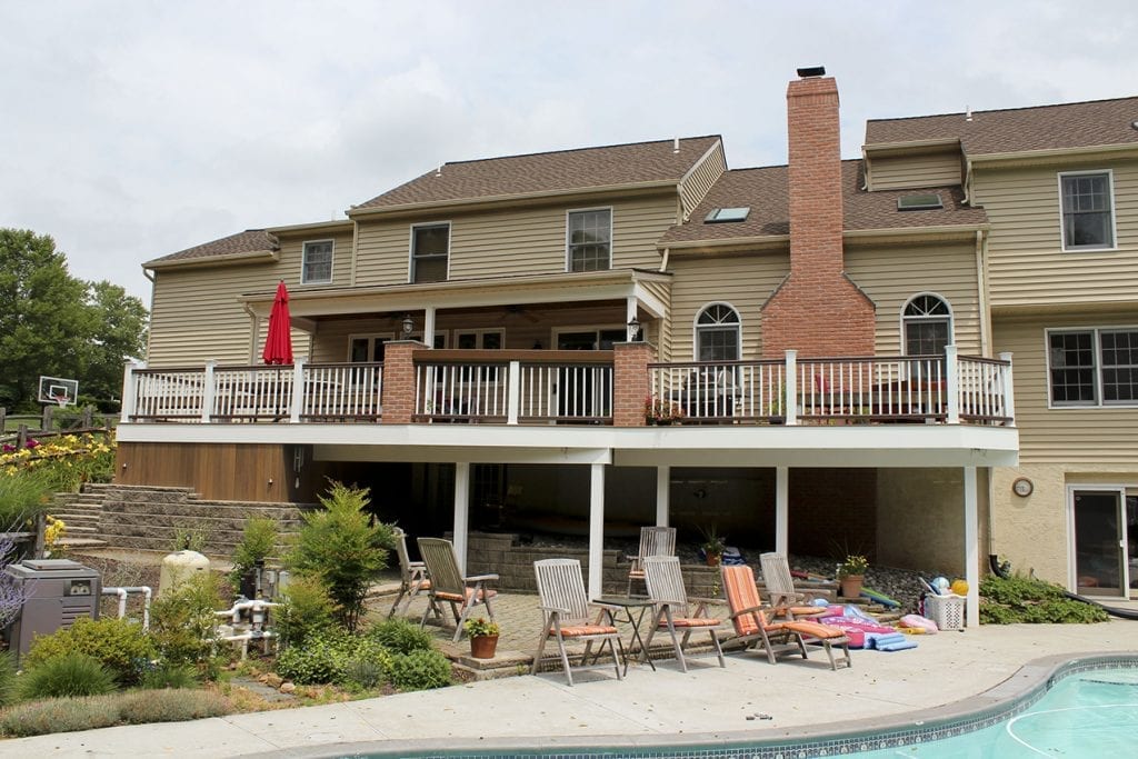 pool overlook in downingtown pa deck with pool overlook