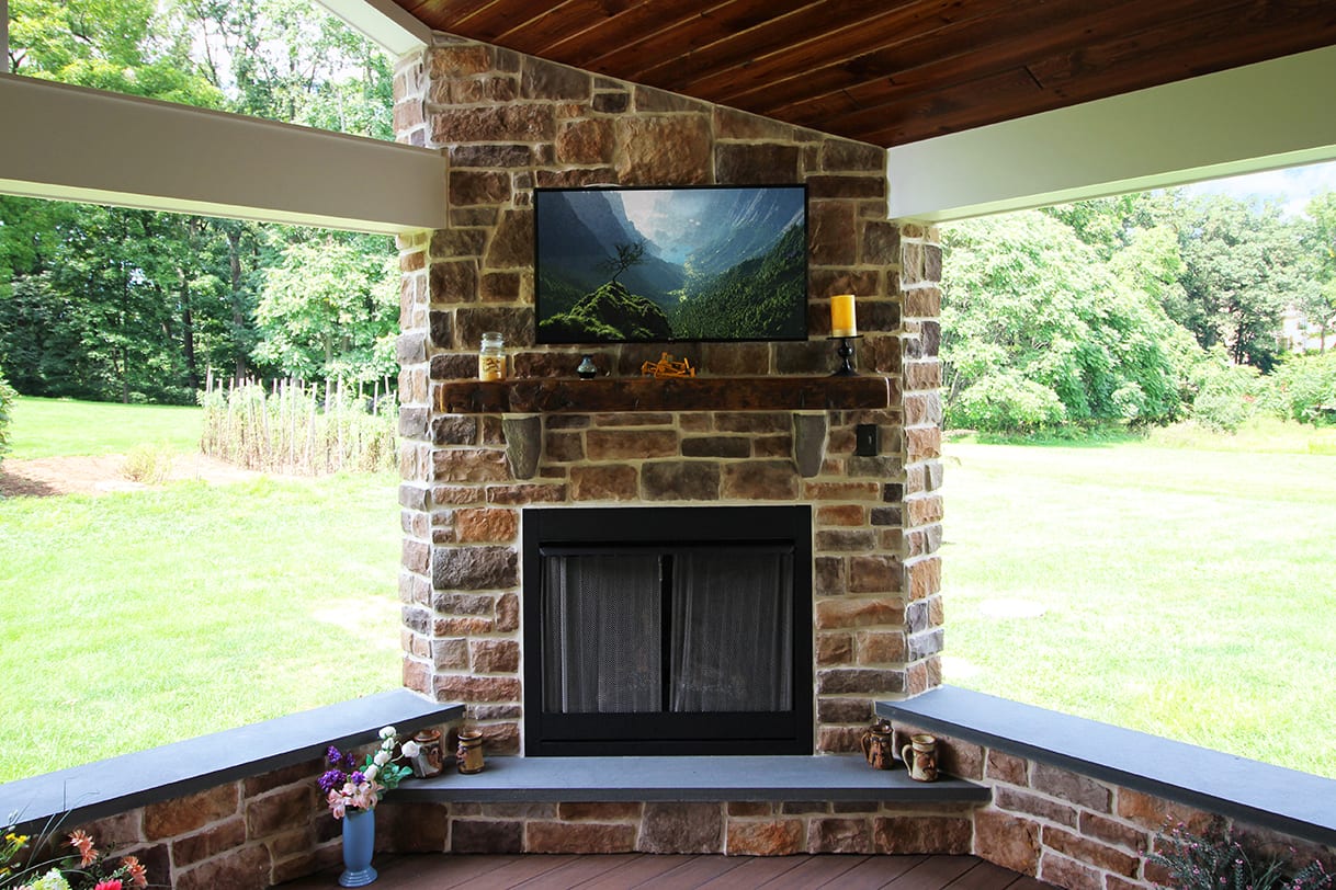 tv used outdoors for deck accessory tv under covered patio