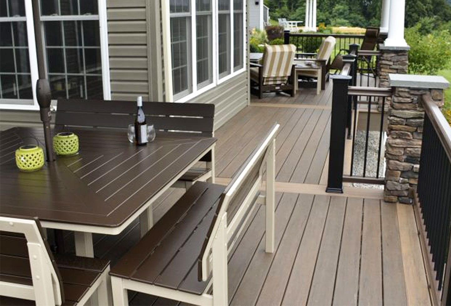 custom timbertech deck in Spring Grove PA new composite deck