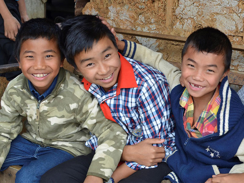a group of boys in the for one life childrens program for one life childrens program