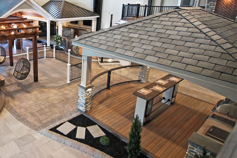 covered patio designs in keystone custom decks inspiration center keystone custom decks inspiration center with covered patio designs