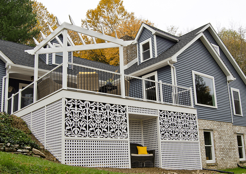 accent vinyl pergola design for deck accent vinyl pergola design