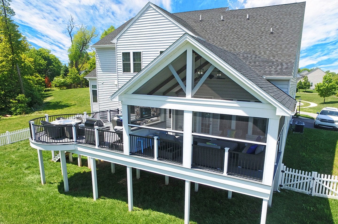 modern backyard deck ideas modern deck style