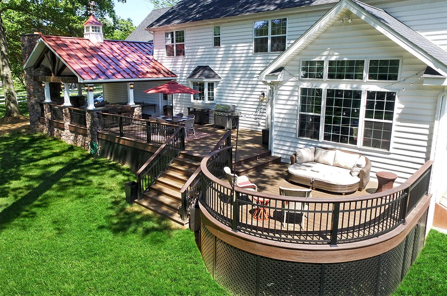 rustic backyard deck ideas rustic deck style